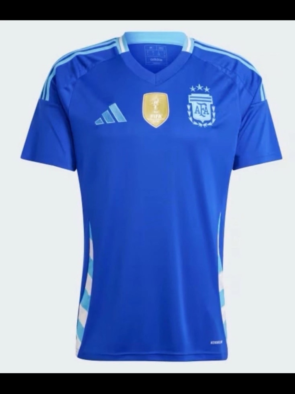 Adidas Argentina 2024 Away Jersey FIFA World Champions 2022 Patch Size 3XL
